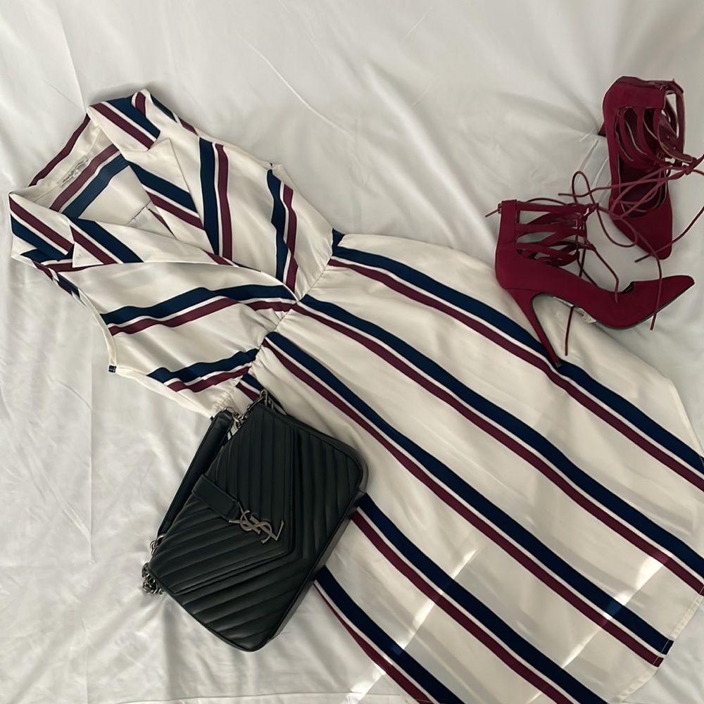 Stripes & Collared Dress